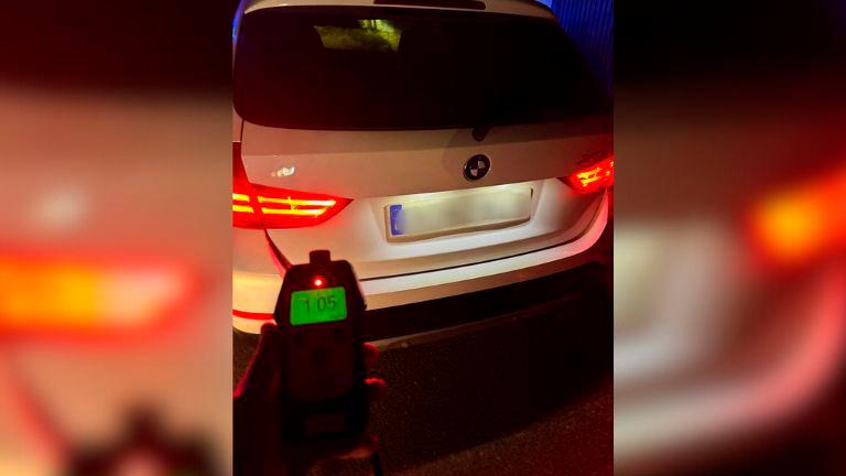 Interceptado un conductor que quintuplicaba la tasa de alcohol en Jaén