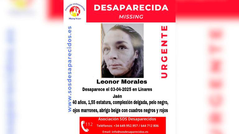 Búsqueda de una mujer desaparecida en Linares desde hace un mes