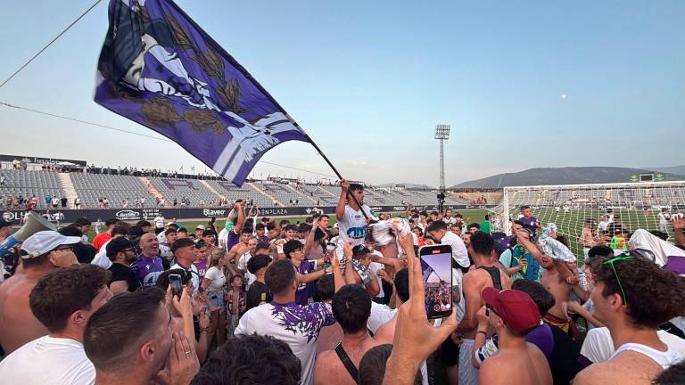 Así celebraron afición y jugadores el pase a la final por el ascenso en La Victoria