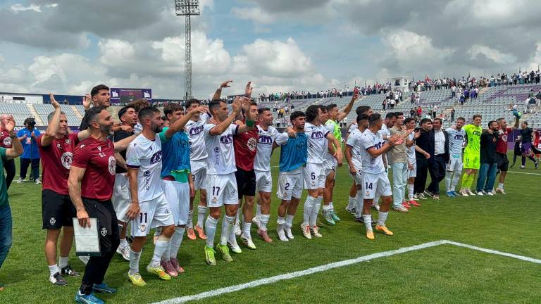 Así ha celebrado el Real Jaén su clasificación para el playoff de ascenso