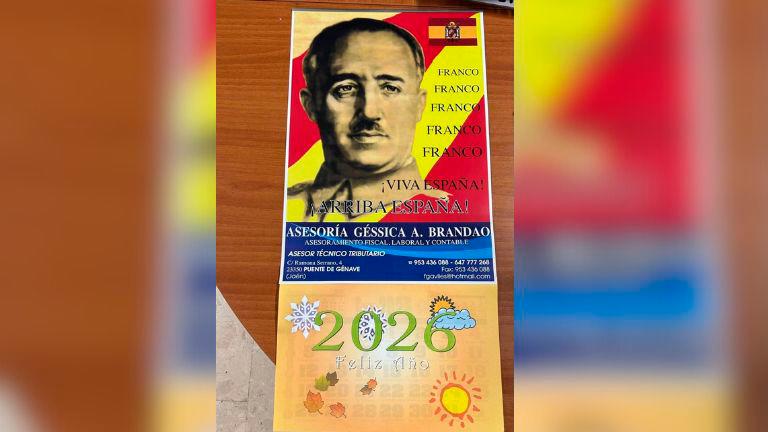 Denuncian al alcalde de Puente de Génave por la edición del calendario franquista