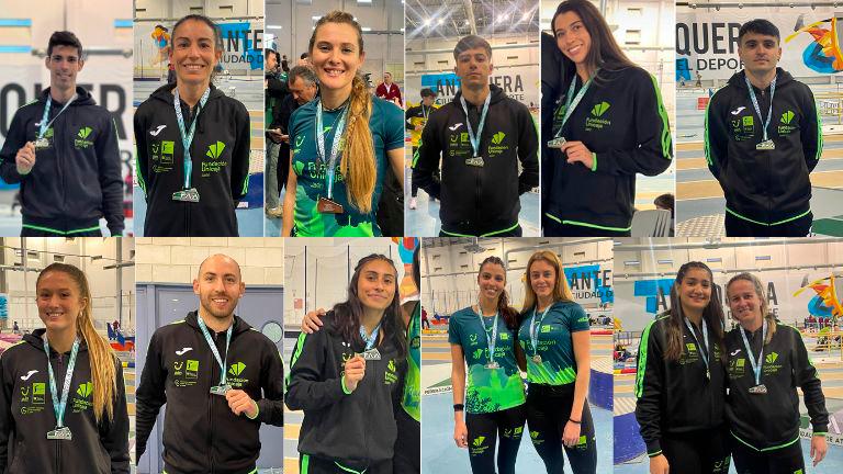 El atletismo jiennense triunfa en el Andaluz