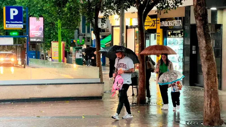 Sábado con avisos amarillos por lluvia y tormentas en la provincia