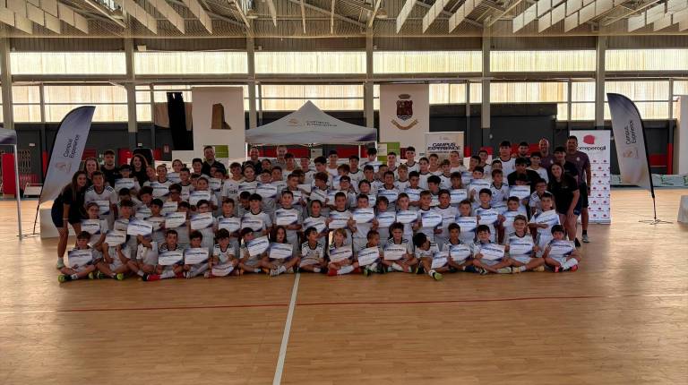 <i>Clausura del Campus Experience de la Fundación Real Madrid en Torreperogil. / Diputación de Jaén. </i>
