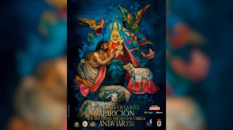 Una lámina para conmemorar el aniversario de la Aparición de la Virgen de la Cabeza