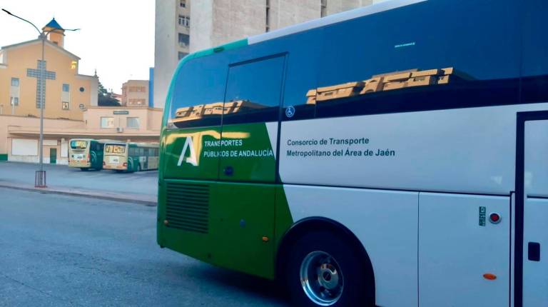 <i>Estación de autobuses de Jaén. Archivo. / Junta de Andalucía.</i>
