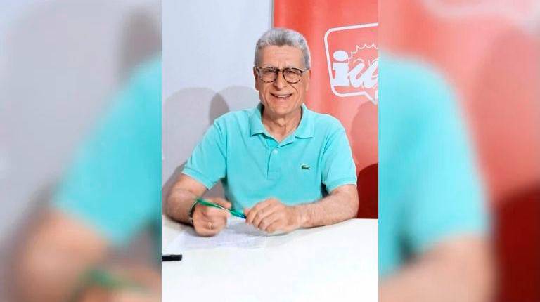 <i>Antonio Ortega, de Izquierda Unida en Baeza.</i>