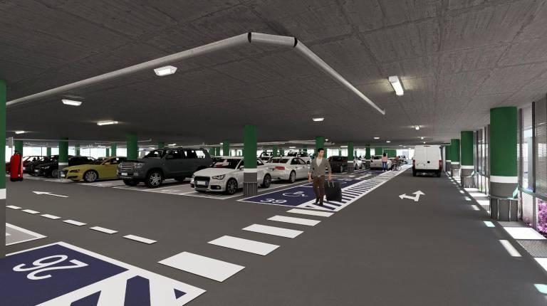 <i>Así quedará el interior del parking de La Alameda.</i>