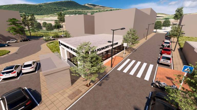 <i>Infografía de la futura sala de estudio. / Ayuntamiento de Jaén.</i>