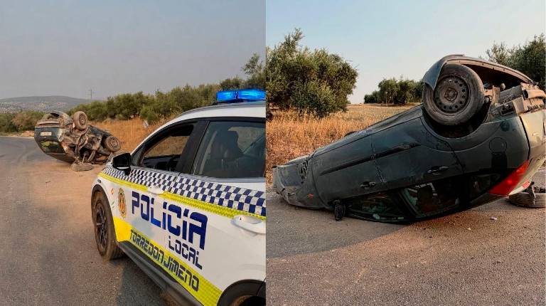 <i>Accidente. / Policía Local de Torredonjimeno.</i>