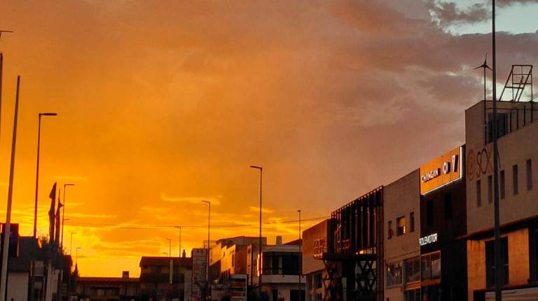 <i>Cielo de Jaén durante la tarde-noche de tormentas del miércoles 9 de septiembre. </i>