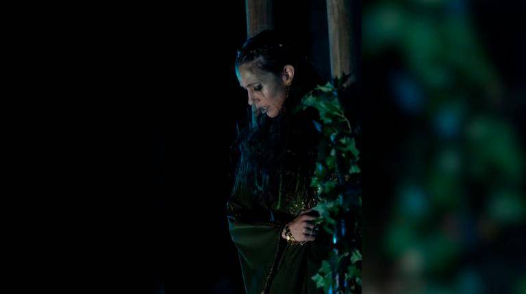 <i>Elisa Muñoz, creadora de la obra “La Tragantía”.</i>