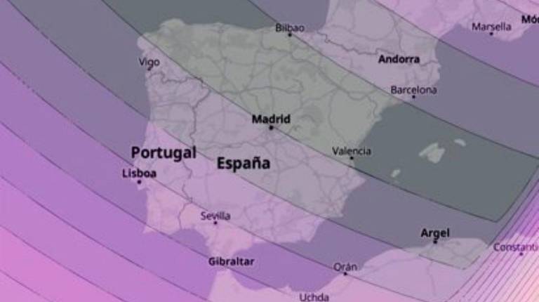 <i>Dónde ver el eclipse solar. / Europa Press.</i>