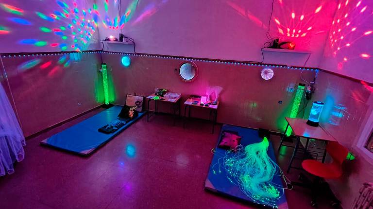 Una nueva ventana de inclusión en el aula multisensorial “Manuel Ángel López Ruiz”