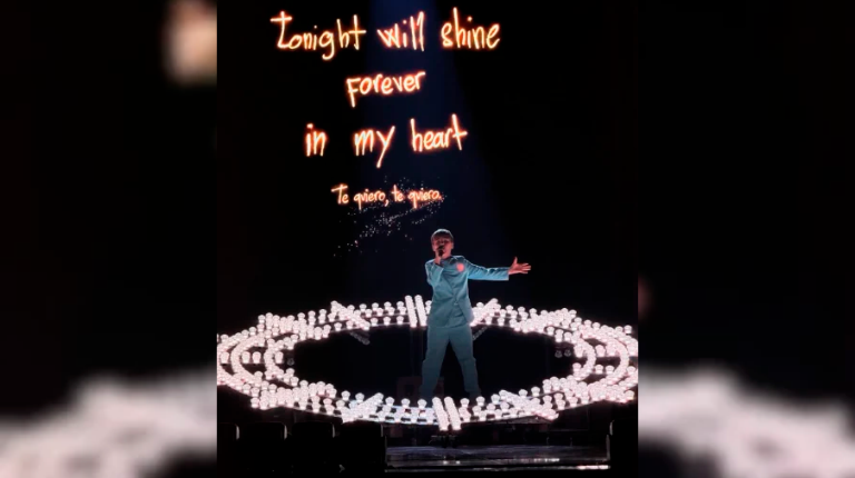 <i>Lucas Paulano durante su actuación en Eurovisión Junior 2026. / RTVE. </i>