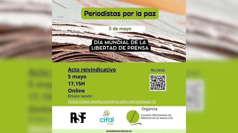 <i>Acto reivindicativo vía online.</i>
