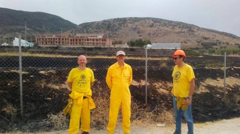 COLABORACIÓN.<i> Miembros del Grupo Local Pronto Auxilio Mancha Real.</i>