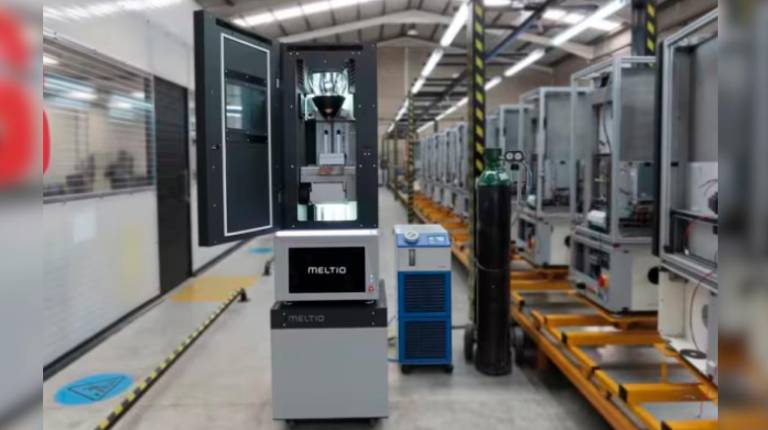<i>Impresora 3D en las Instalaciones de Meltio. / Europa Press. </i>