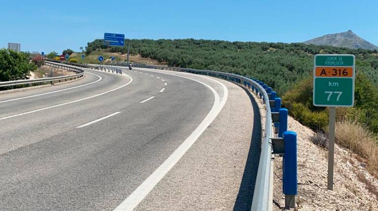 <i>Autovía del Olivar a su paso por Martos. / junta de Andalucía.</i>