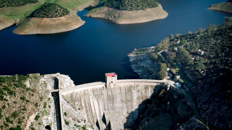 <i>Central hidroeléctrica del Jándula. / Europa Press.</i>