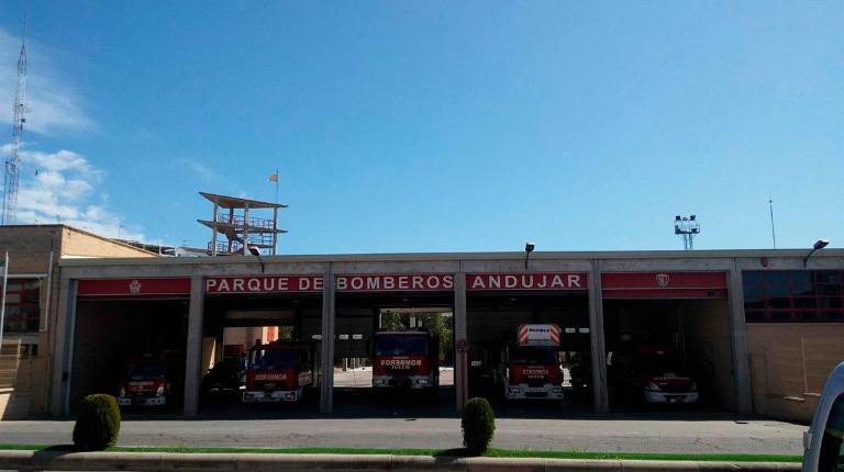 <i>Parque de bomberos de Andújar. / Archivo. / Europa Press.</i>