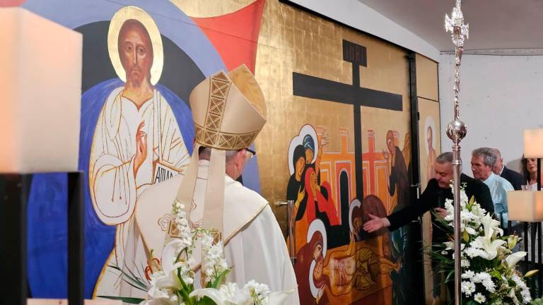 Bendición de la ampliación del columnario de la parroquia de San Pedro Poveda de Jaén