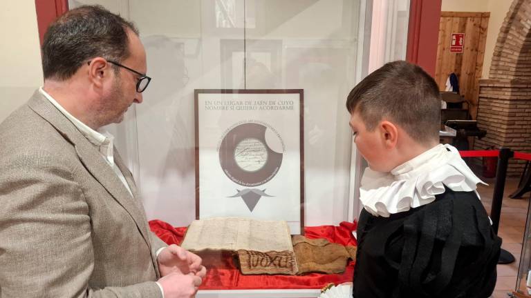 El Archivo Histórico Provincial exhibe documentos que prueban el paso de Cervantes por Jaén