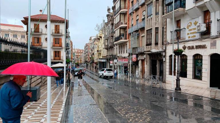 La borrasca Claudia abandona hoy Jaén y deja casi 5 litros de media durante la noche