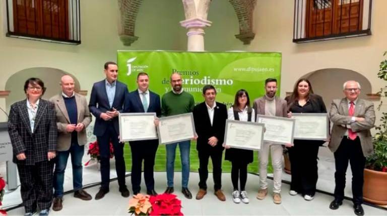 <i>Entrega del Premio de Periodismo y Comunicación Local 2025. / Diputación de Jaén. </i>