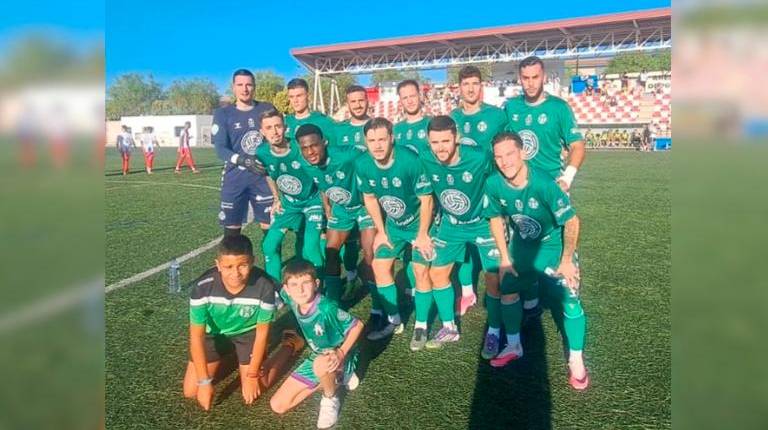 <i>Once inicial del Atlético Mancha Real en Armilla.</i>