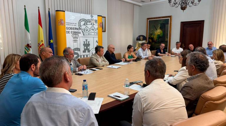 <i>Comisión de seguimiento de la mesa de Los Puentes. / Subdelegación del Gobierno en Jaén. </i>