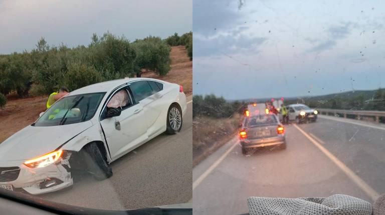 <i>Imágenes de la colisión. </i>