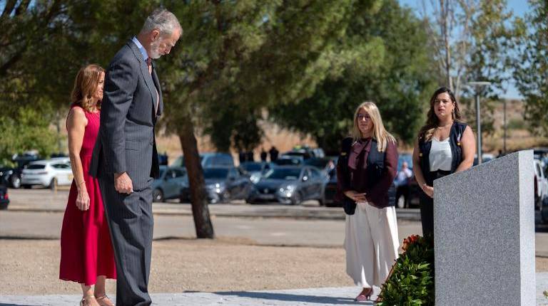 <i>El Rey Felipe VI durante la apertura del curso 2026-2027 de la Escuela Nacional de Protección Civil. / Europa Press. </i>