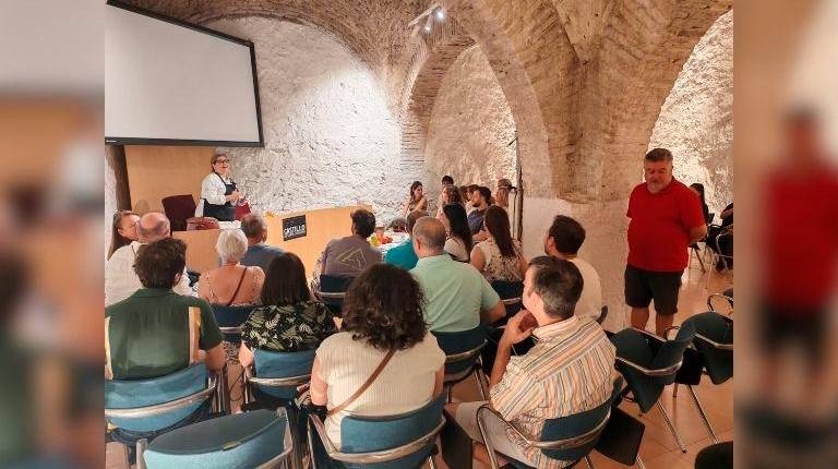 <i>Participantes del showcooking “El Dornillo del Castillo” en el Castillo de Santa Catalina. / Ayuntamiento de Jaén.</i>