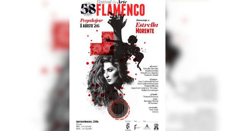 <i>Cartel del 58º Festival Flamenco Pegalajar. / Diputación de Jaén. </i>