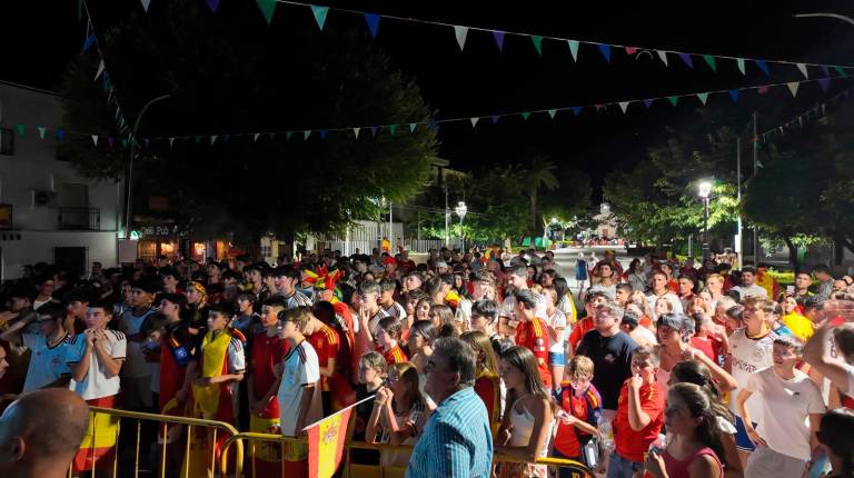 <i>Aficionados en Villargordo.</i>
