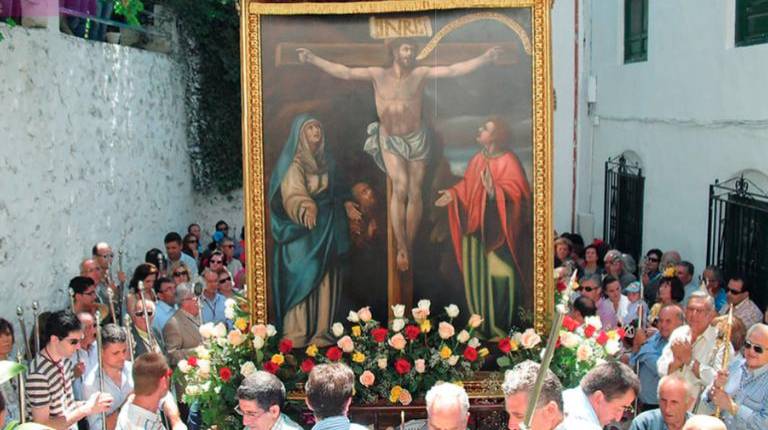 <i>Procesión en honor al Santísimo Cristo de Chircarles. / Miguel Ángel Medina / Diario JAÉN. </i>