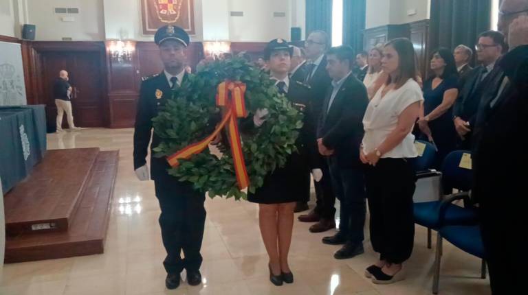 <i>Acto de conmemoración del Día de las Víctimas del Terrorismo en la Policía Nacional, celebrado en la Subdelegación del Gobierno de España en Jaén. / F. Gatán / Diario JAÉN.</i>