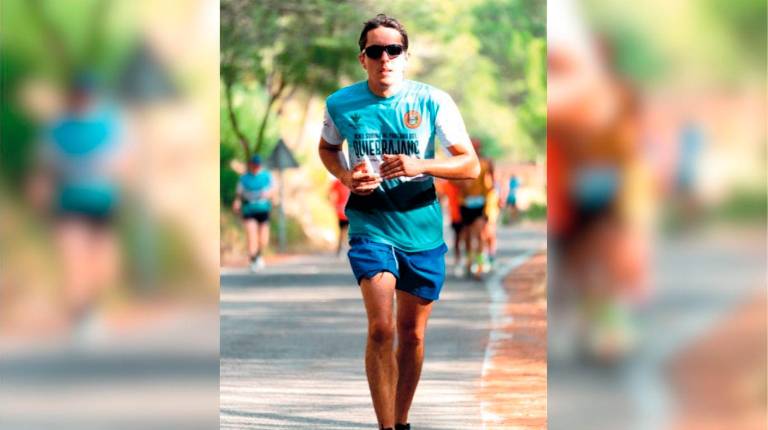 En plena carrera