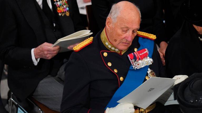 <i>El rey Harald V de Noruega. / Europa Press. </i>