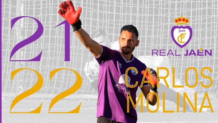 Carlos Molina, nuevo portero del Real Jaén