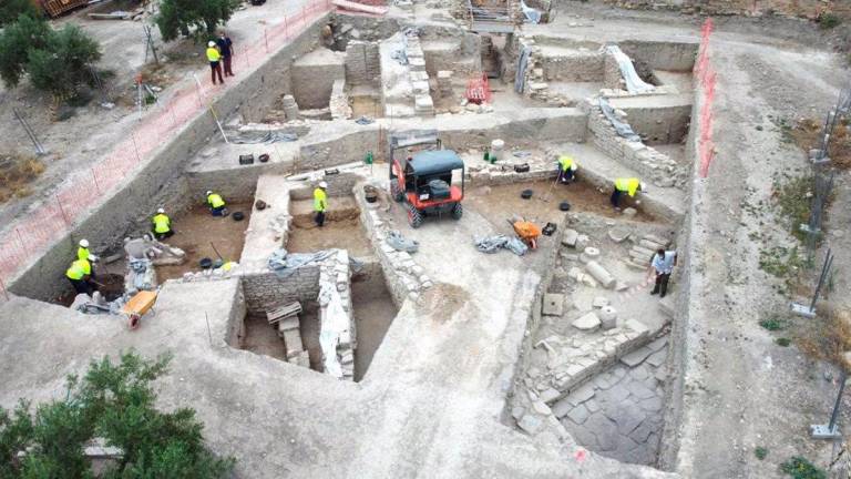 La restauración de la cisterna romana de La Calderona, en Porcuna, encara su recta final