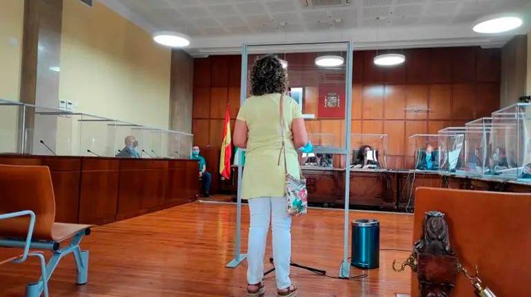 <i>Declaración de Lourdes Chica ante la Audiencia Provincial de Jaén durante el juicio el 2 de junio de 2022. / Europa Press.</i>