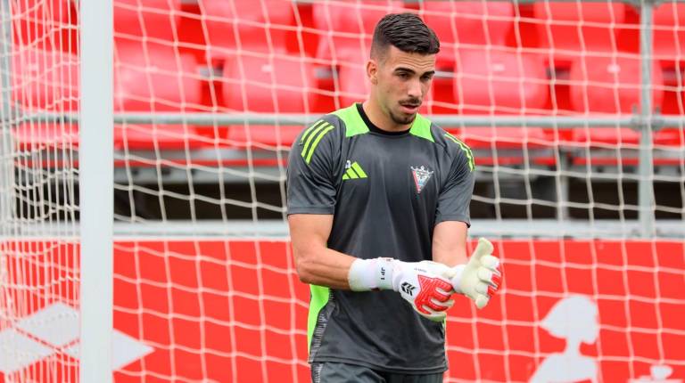 <i>Juan Palomares militó la pasada temporada en el Mirandés. / Mirandés.</i>