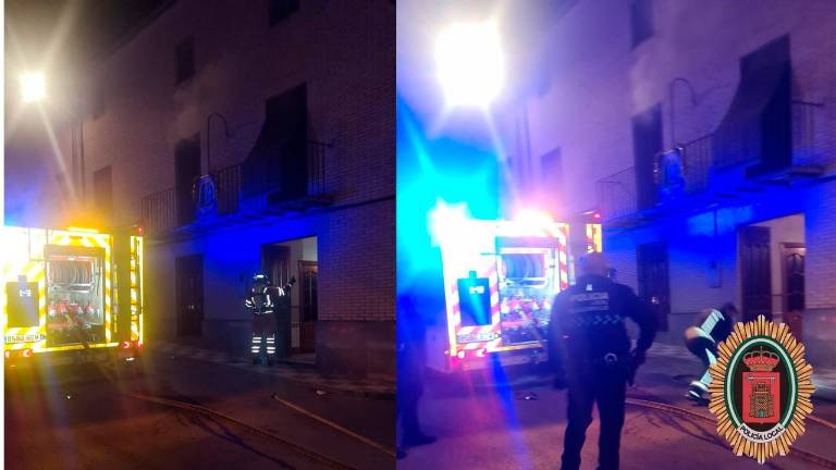 Salvan la vida de una mujer en un incendio en Villacarrillo