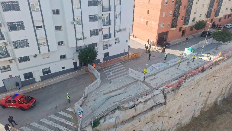 Calle Unicef, esta mañana.