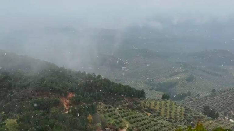 Más de 21 litros en Jaén capital en una jornada de lluvia persistente y frío