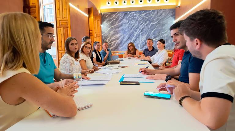 <i>Reunión de coordinación. / Ayuntamiento de Jaén.</i>