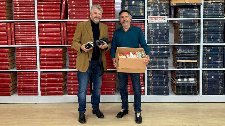 El director de Diario JAÉN, Juan Espejo, y el periodista gráfico, Julián Rojas.