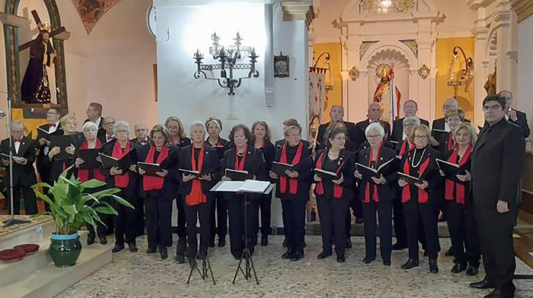 <i>El coro Orfeón Santo Reino de Jaén.</i>